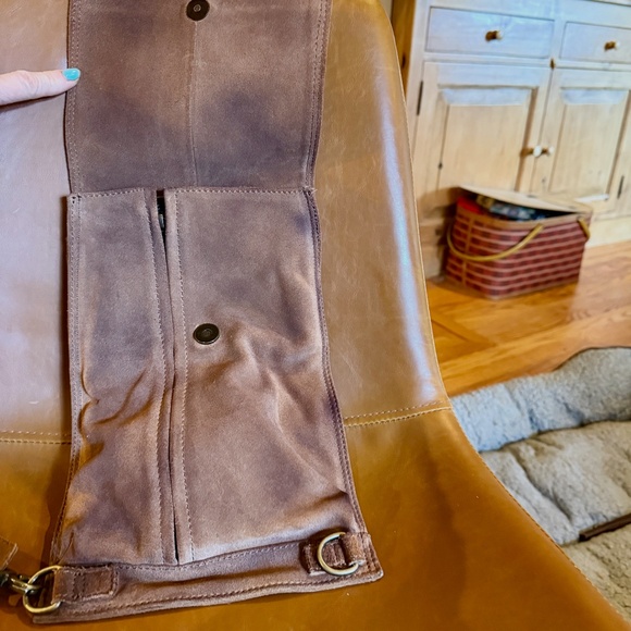 CUT AND PASTE BODY SLING BAG- 100 PERCENT SUADE - Picture 2 of 12